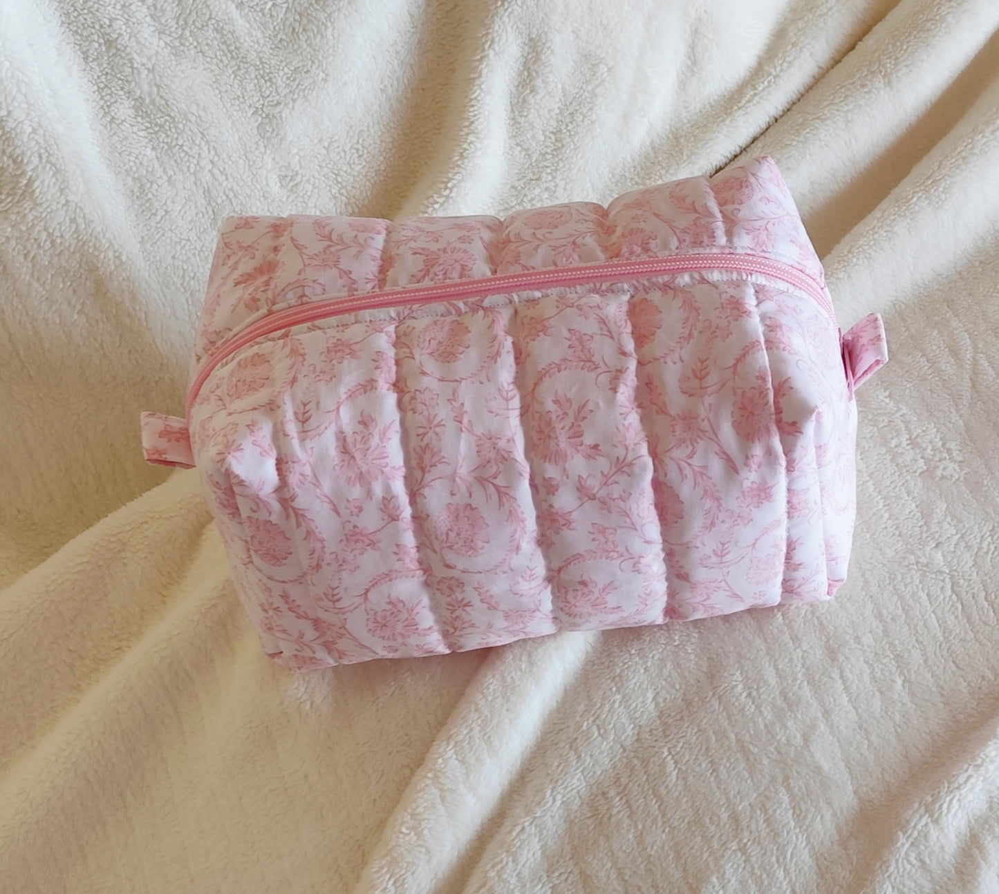 Handmade Quilted Makeup / Everyday Essentials Bag