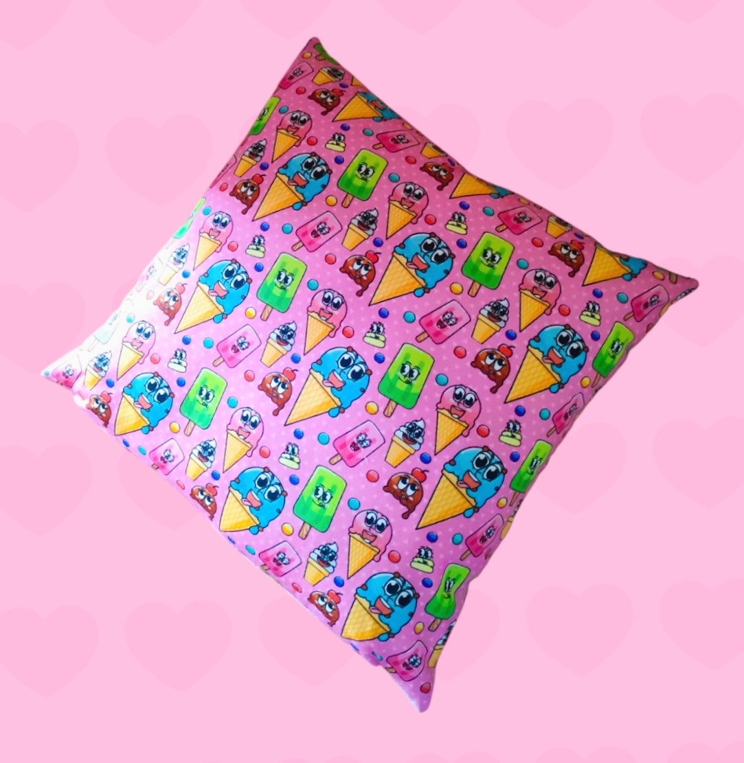 Frosty Faces Cushion