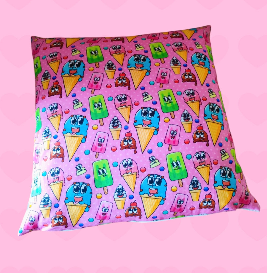 Frosty Faces Cushion