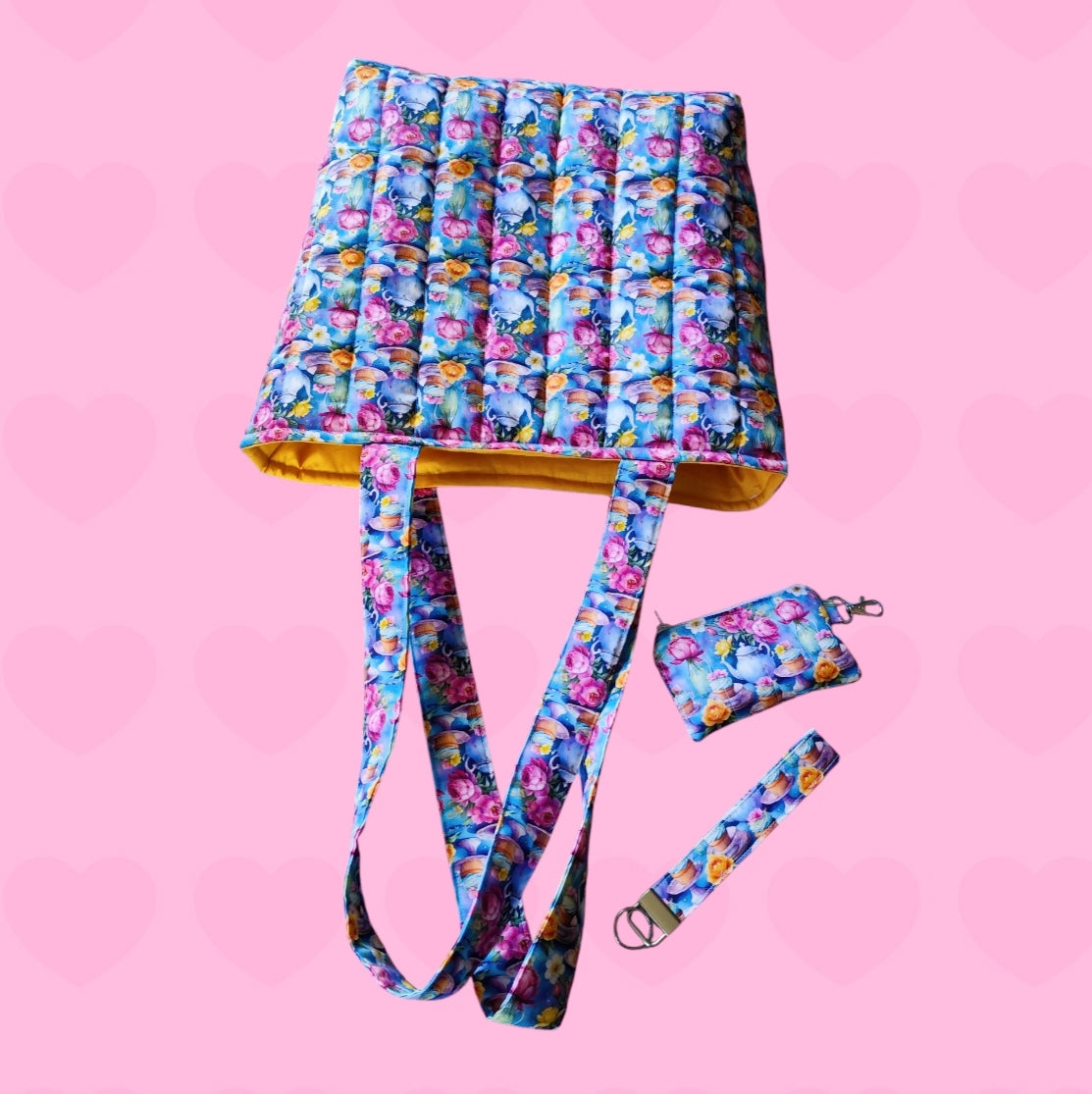 Tea & Roses Tote Bag
