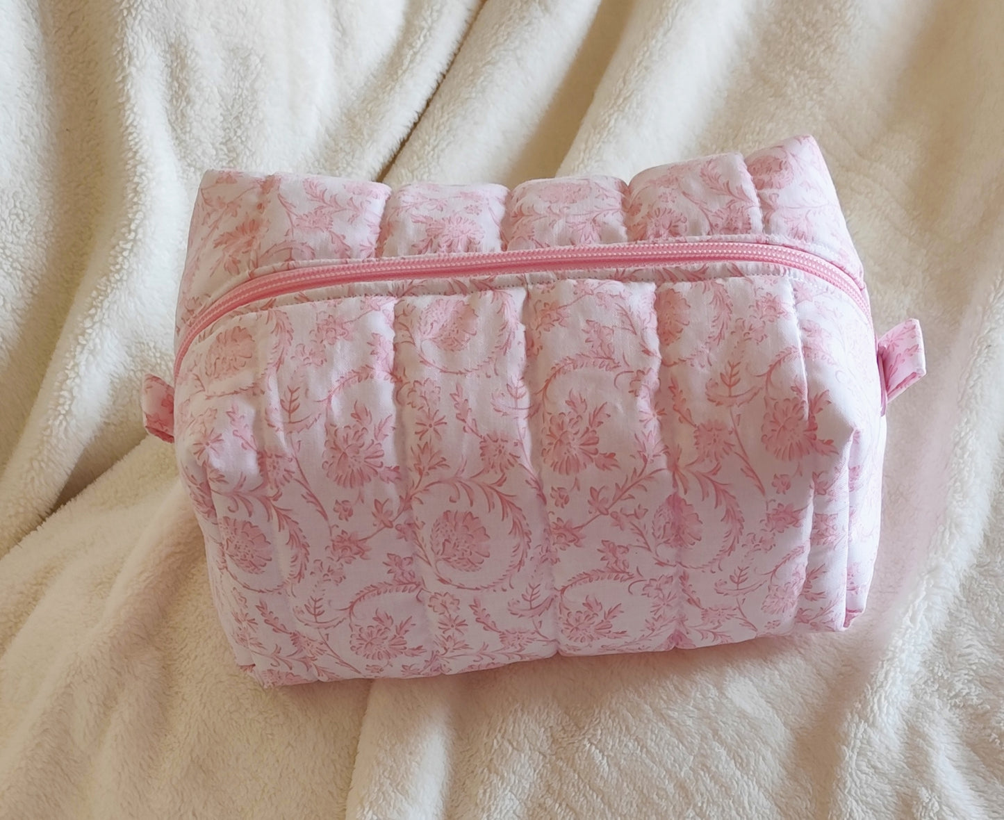 Handmade Quilted Makeup / Everyday Essentials Bag