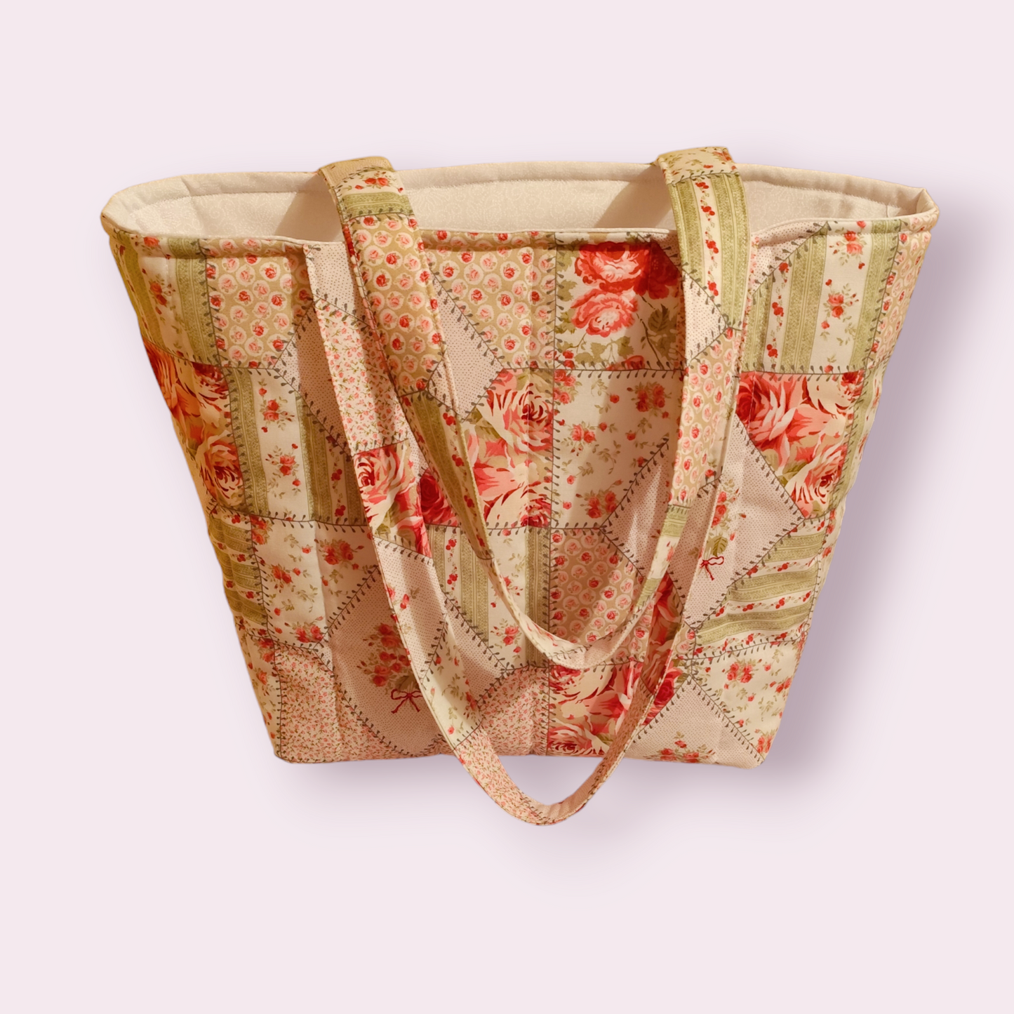 Floral Patch Tote Bag