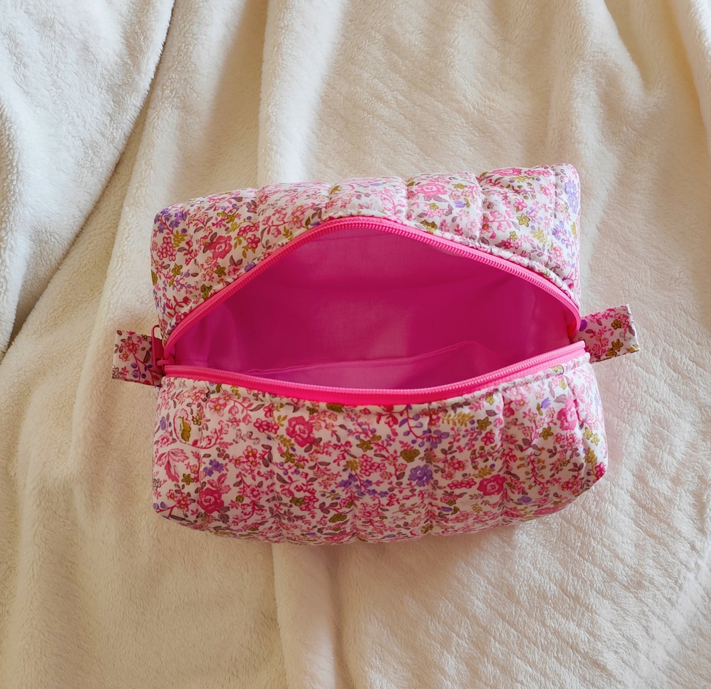 Handmade Quilted Makeup / Everyday Essentials Bag