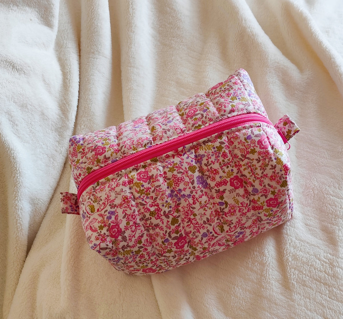 Handmade Quilted Makeup / Everyday Essentials Bag