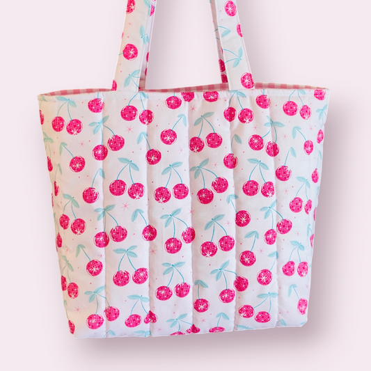 Disco Cherries Tote Bag