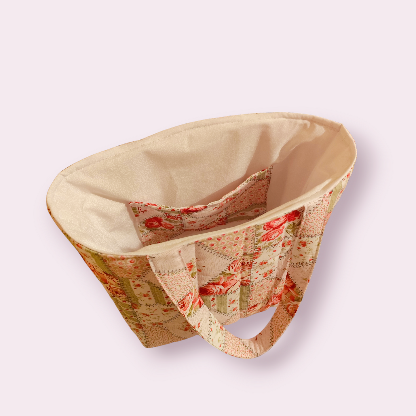 Floral Patch Tote Bag